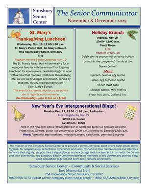 Senior Communicator Newsletter - Nov/Dec 2025